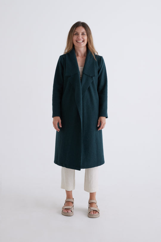 Emily Coat in Teal