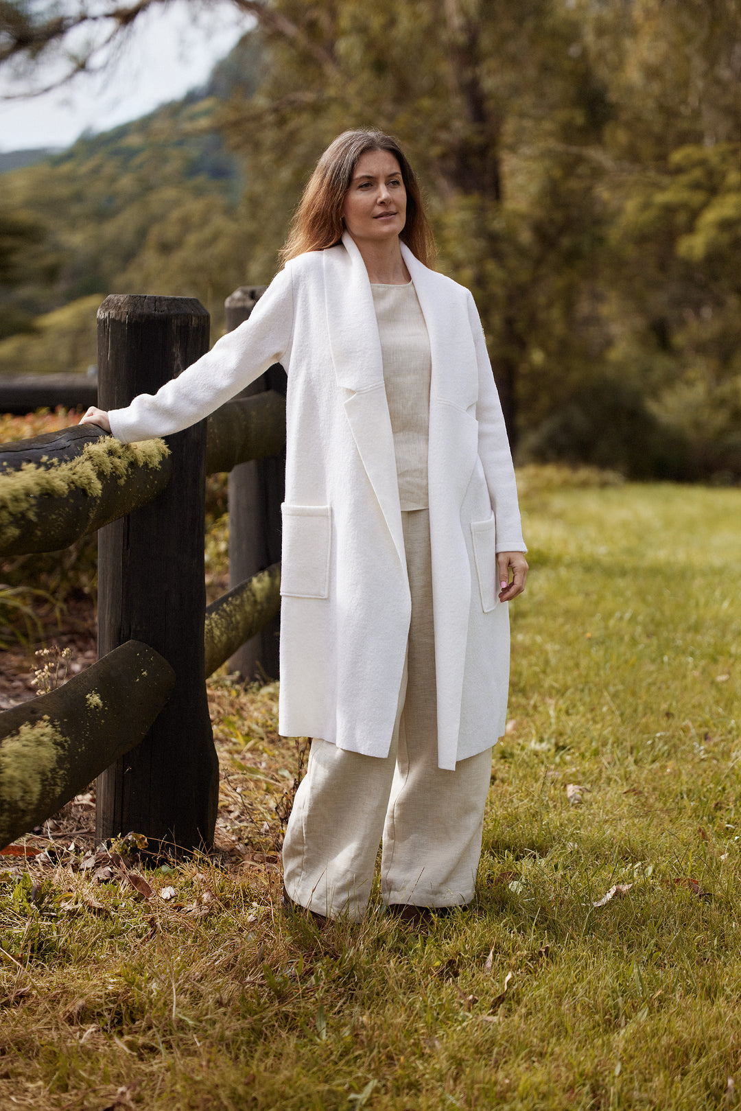 Nebel Wool Coat in Vanilla
