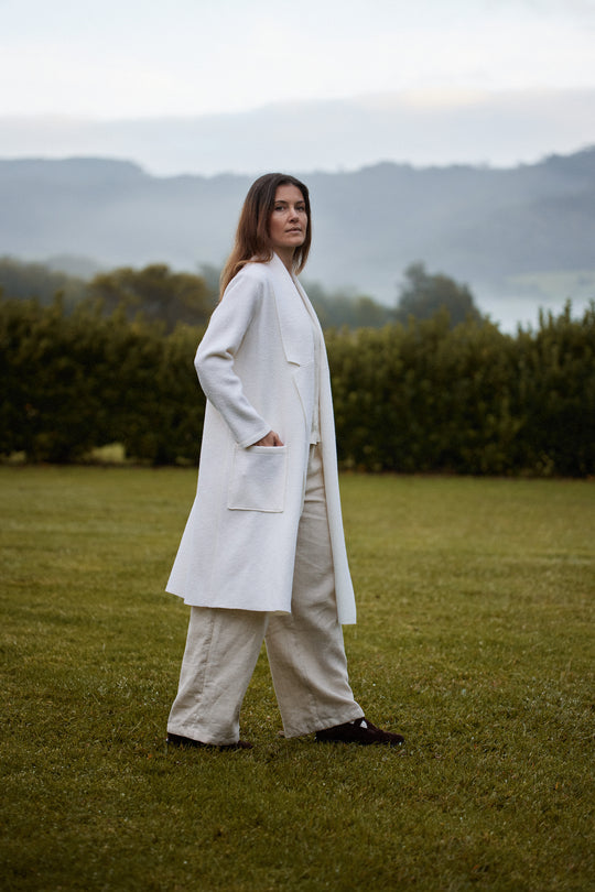 Nebel Wool Coat in Vanilla