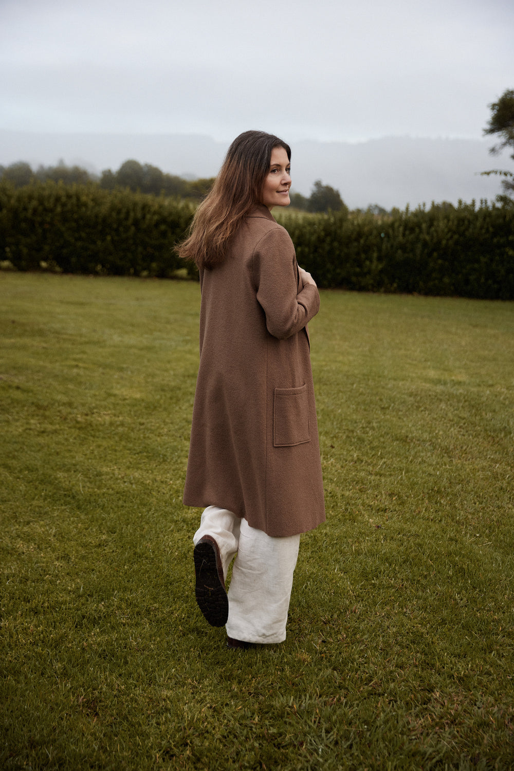 Nebel Coat in Nugmeg