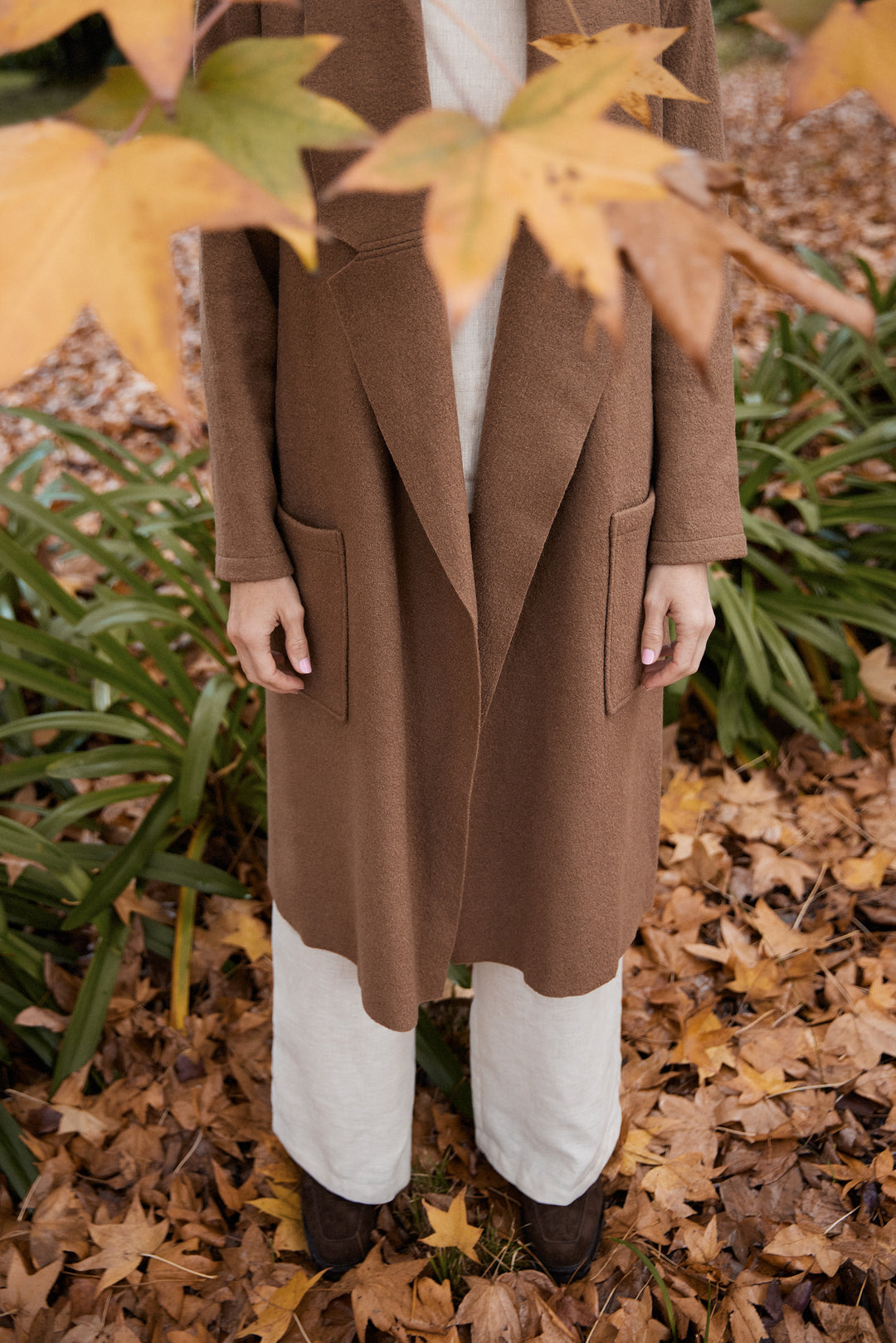 Nebel Wool Coat in Nutmeg