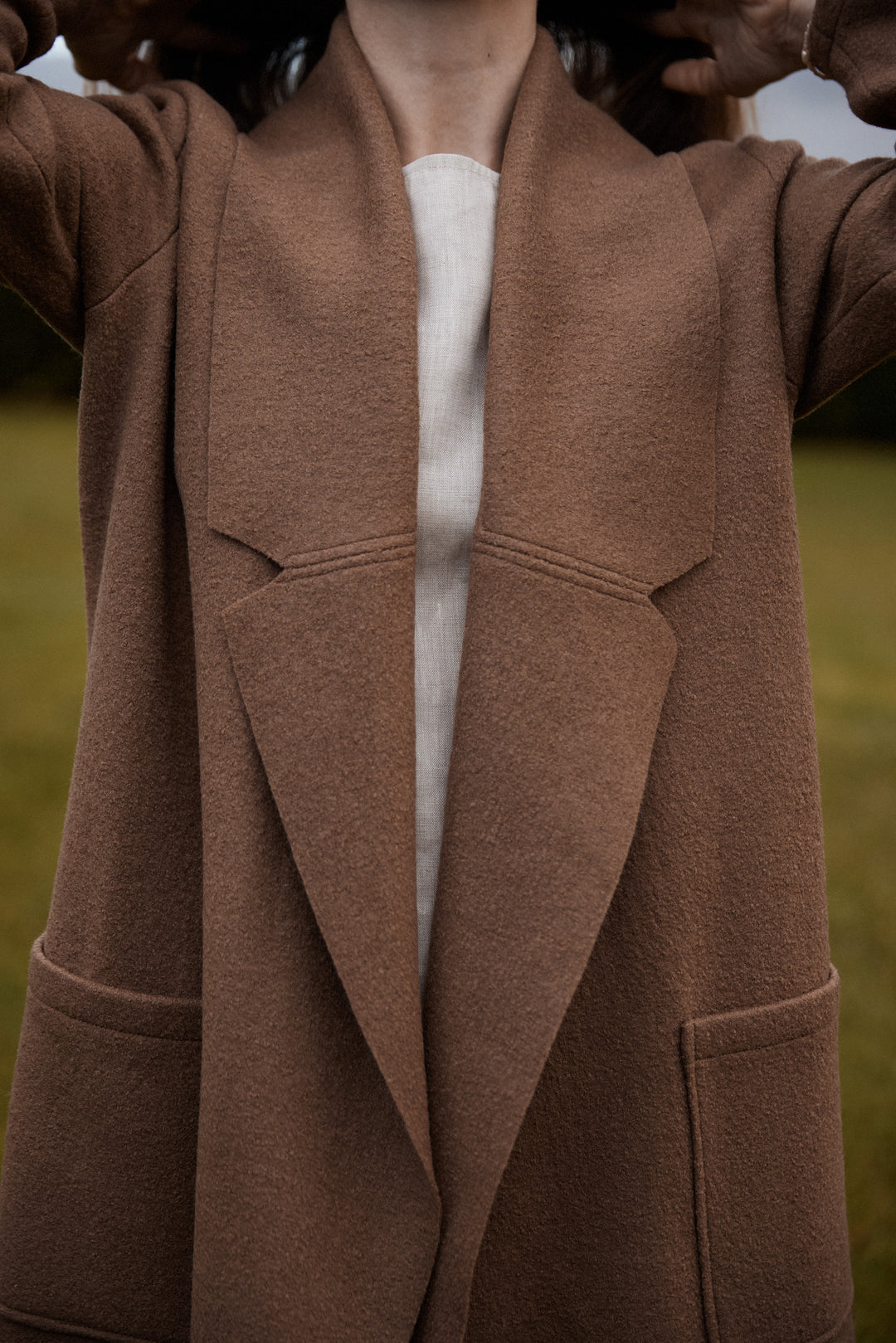 Nebel Wool Coat in Nutmeg