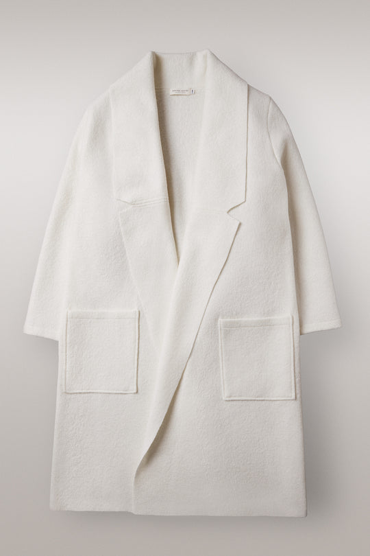 Nebel Wool Coat in Vanilla