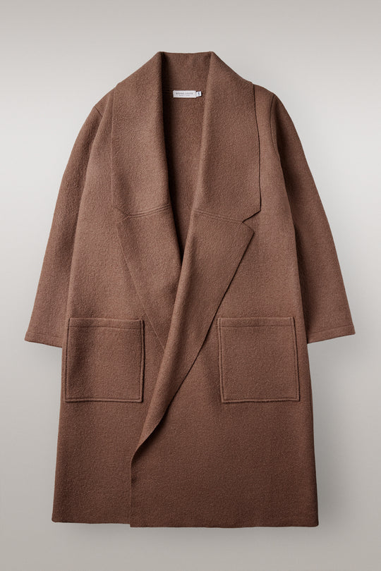 Nebel Wool Coat in Nutmeg